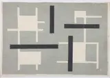 Barbara Hepworth, TABLE MAT, c.1955-60, screenprint on linen