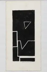 Wilhelmina Barns-Graham, XMAS SQUARE / THE NON STATIC SQUARE, 1979, gouache and pencil on paper