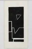 Wilhelmina Barns-Graham, XMAS SQUARE / THE NON STATIC SQUARE, 1979, gouache and pencil on paper