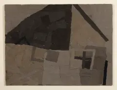 Francis Davison, COLLAGE, 1952, collage on board