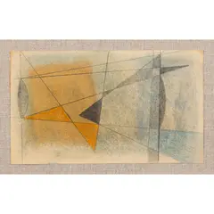 John Wells, DRAWING, c.1960s, pencil and pastel on paper