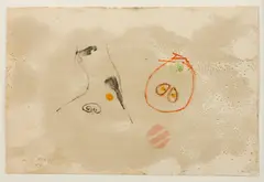 UNTITLED, 1947 by Julius Heinrich Bissier, monotype, sold May 2026