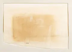 Ben Nicholson, LAMBOUSA 2, 1973, pencil and oil wash on paper