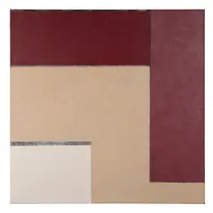 Alan Green, TWO REDS TO CREAM ANGLE, 1991, oil on linen