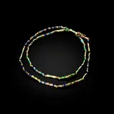 Wendy Ramshaw, LINE ENAMEL NECKLACE, yellow metal and enamel