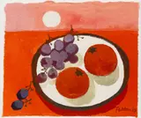 Mary Fedden, STILL LIFE OF FRUIT, 2003, watercolour and gouache on paper