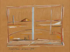 Derek Jarman, UNTITLED, 1977, pencil, crayon and gouache on paper