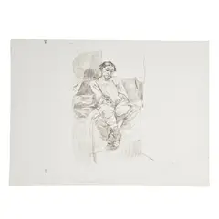 Paula Rego, GIRL READING, 2001, Lithograph, proof aside from the edition of 35