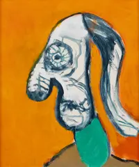 Victor Willing, HEAD NO. 3, oil on canvas