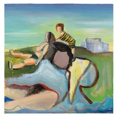 Lucy Stein, THE CONVALESCENTS 2, 2010, oil on hardboard