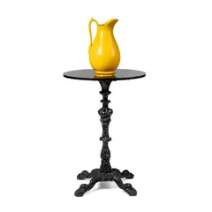 Clive Barker, TABLE & YELLOW JUG, 1992, painted bronze and painted cast iron