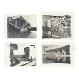 Ishmael Randall-Weeks, UNTITLED (FOUR WORKS), 2008, acrylic and photo transfer drawing with cut-out on paper