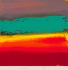 Howard Hodgkin, NEW WORLDS, 1999, Screenprint, 28/30