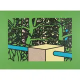 Patrick Caulfield, GARDEN WITH PINES (CRISTEA 41)