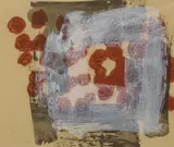 Howard Hodgkin, LACE CURTAIN, FROM 'AFTER ALL', 2015-16, Hand-painted sugar-lift aquatint with carborundum relief and hand-painting, 1/30