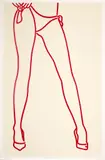 Lucie Bennett, RED FELT TIP GIRL, 2005, Screenprint, 38/95