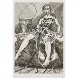 Paula Rego, UNTITLED 7, FROM THE UNTITLED (ABORTION) SERIES (ROSENTHAL 166), 1999, Etching with aquatint on Somerset paper, 1/17, printed by Culford Press, published by the artist and Marlborough Graphics, London