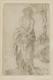 Albrecht Durer, THE MAN OF SORROWS WITH HANDS BOUND (BARTSCH 21; MEDER 21), 1512, Drypoint, on laid paper without watermark