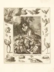 Hieronymus Wierix, THE AGONY IN GARDEN, 1584, Engraving, on laid paper