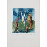 Paula Rego, THE UPSIDE-DOWN WORLD - THE JUSTICE OF ANIMALS (ROSENTHAL 106), 1993, Screenprint, A/P