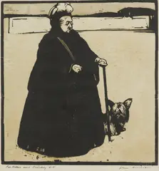 William Nicholson, QUEEN VICTORIA, Woodcut
