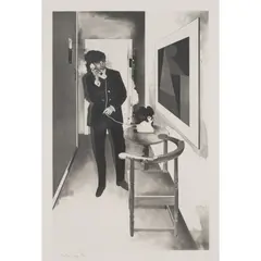 Richard Hamilton, A DEDICATED FOLLOWER OF FASHION, 1980, engraving, open bite, lift-ground and step-bite aquatint, 30/100