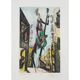 John Byrne, UNDERWOOD LANE, Hand-coloured screenprint, A.P.