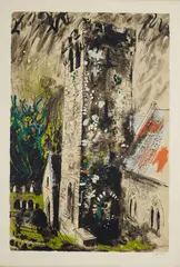John Piper, CASTLEMARTIN, 1976, Screenprint, 54/70