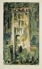 John Piper, SOUTH LOPHAM, 1976, Screenprint, 48/70