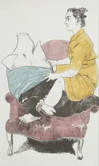 Paula Rego, PRINCE PIG AND THE SECOND SISTER (R. 235), lithograph printed in colours, 2006