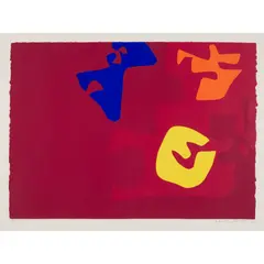 Patrick Heron, UNTITLED, FROM 'THE ROTHKO PORTFOLIO', 1972, Screenprint, 8/75