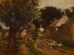 AN AFTERNOON STROLL by William Darling McKay, oil on canvas, sold Dec 2025