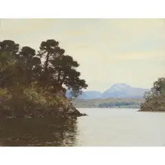 George Houston, LOCH AWE, oil on canvas