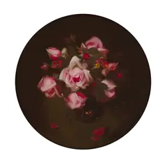 Stuart Park, STILL LIFE OF PINK ROSES, oil on canvas