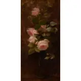 Louise Ellen Perman, PINK ROSES, oil on canvas