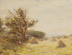 John Henderson, AFTERNOON, oil on panel