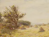John Henderson, AFTERNOON, oil on panel