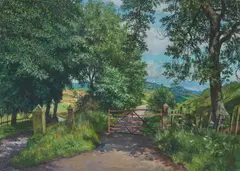 James McIntosh Patrick, ABOVE BALSHANDO FARM, watercolour