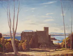 David Young Cameron, DUNVEGAN CASTLE, SKYE, oil on canvas
