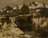 David Gauld, DUNLOP, WINTER, oil on canvas