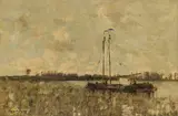 William Alfred Gibson, NEAR VALKENBERG, oil on board
