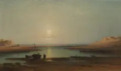 James Cassie, THE MOUTH OF THE YTHAN - LOW WATER, oil on canvas