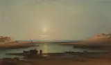 James Cassie, THE MOUTH OF THE YTHAN - LOW WATER, oil on canvas
