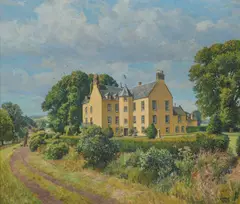 James McIntosh Patrick, AUCHENBOWIE HOUSE, STIRLING, oil on canvas