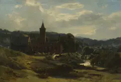 Duncan Cameron, DUNBLANE CATHEDRAL, oil on canvas