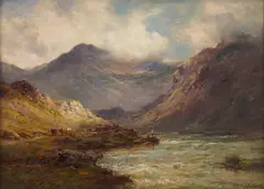 GLEN SHIEL by Alfred de Breanski Senior, oil on canvas, sold Dec 2025