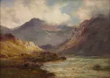 Alfred de Breanski Senior, GLEN SHIEL, oil on canvas