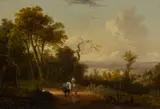 Alexander Nasmyth, TRAVELLERS ON A COUNTRY PATH, POSSIBLY AYR BEYOND