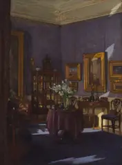 Patrick William Adam, THE DRAWING ROOM, oil on canvas
