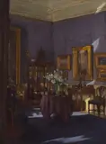 Patrick William Adam, THE DRAWING ROOM, oil on canvas